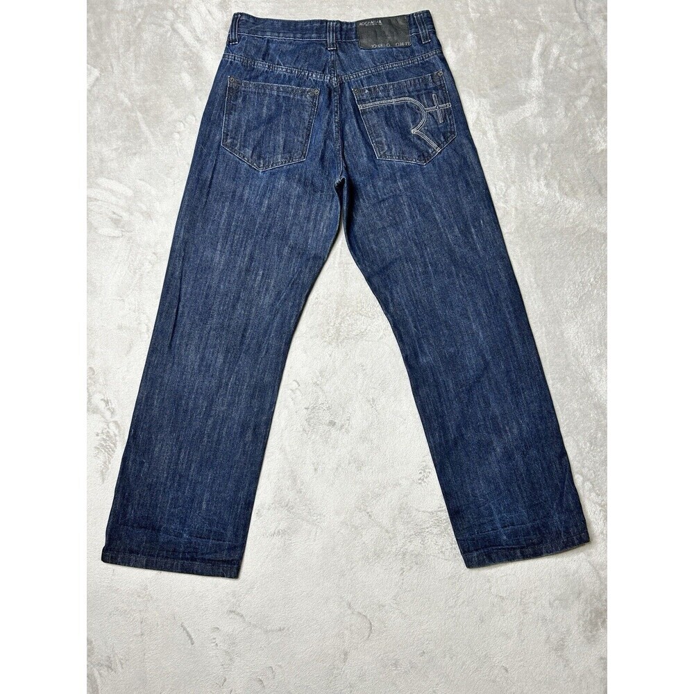 Rocawear Jeans Men 32 Blue Original Fit Y2K Streetwear HipHop Grunge Skater